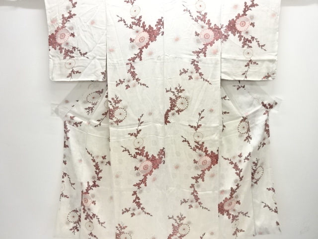 JAPANESE KIMONO / ANTIQUE KIMONO / FLOWER